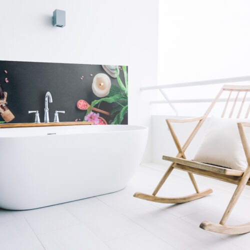 Panneau Mural Spa Essentials – Sérénité et Style pour Votre Salle de Bain