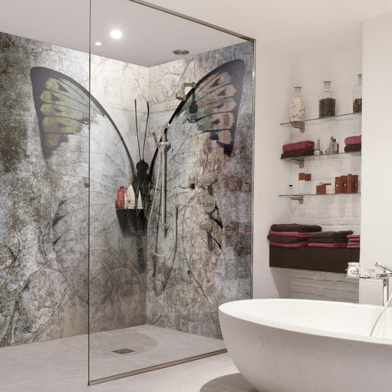 panneaux de douche design